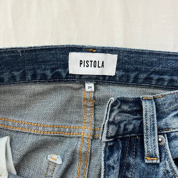 Pistola flare denim jeans. Size 24 in perfect condition - Picture 3 of 4